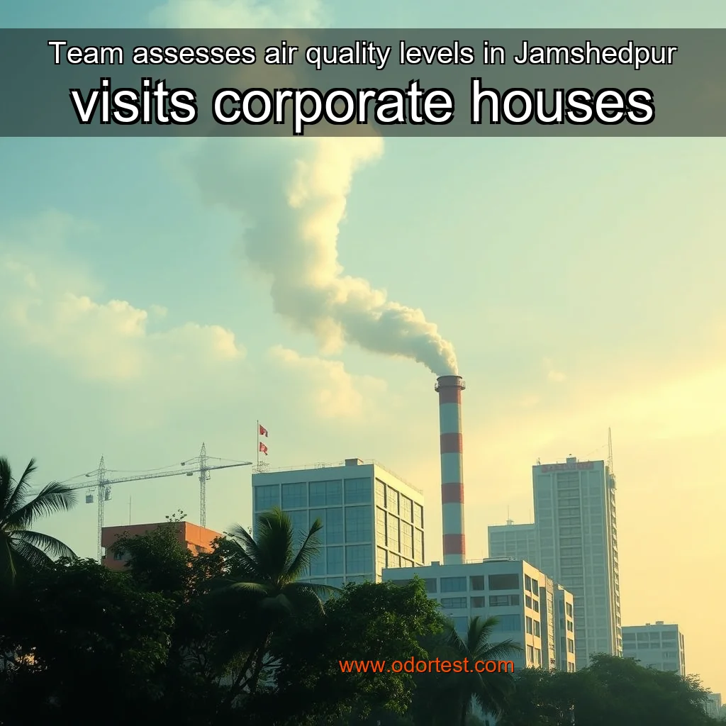 Read more about the article Team assesses air quality levels in Jamshedpur  visits corporate houses