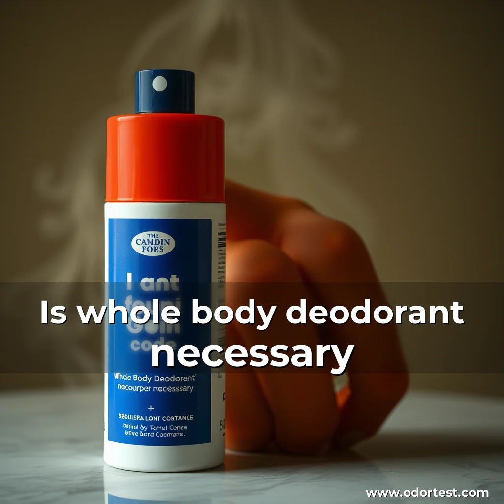 Read more about the article Is whole  body deodorant necessary