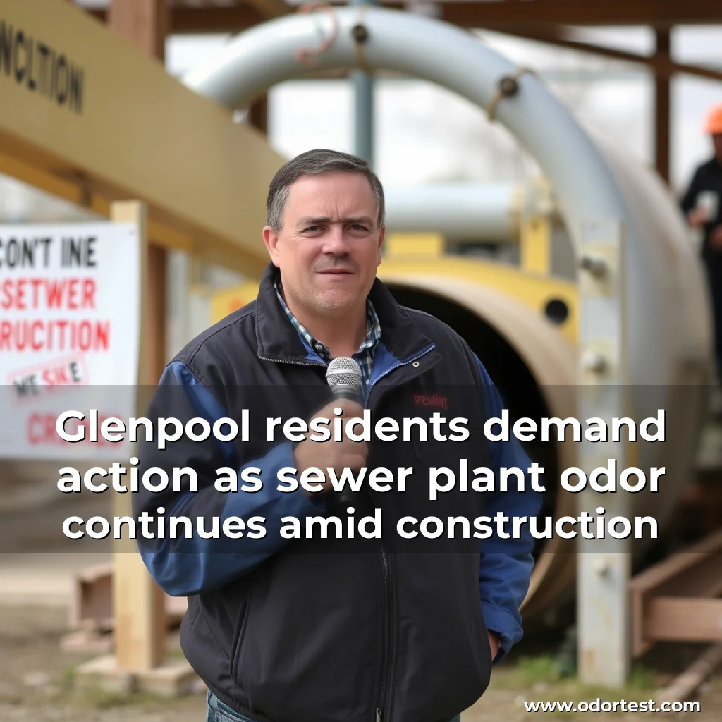 Read more about the article Glenpool residents demand action as sewer plant odor continues amid construction