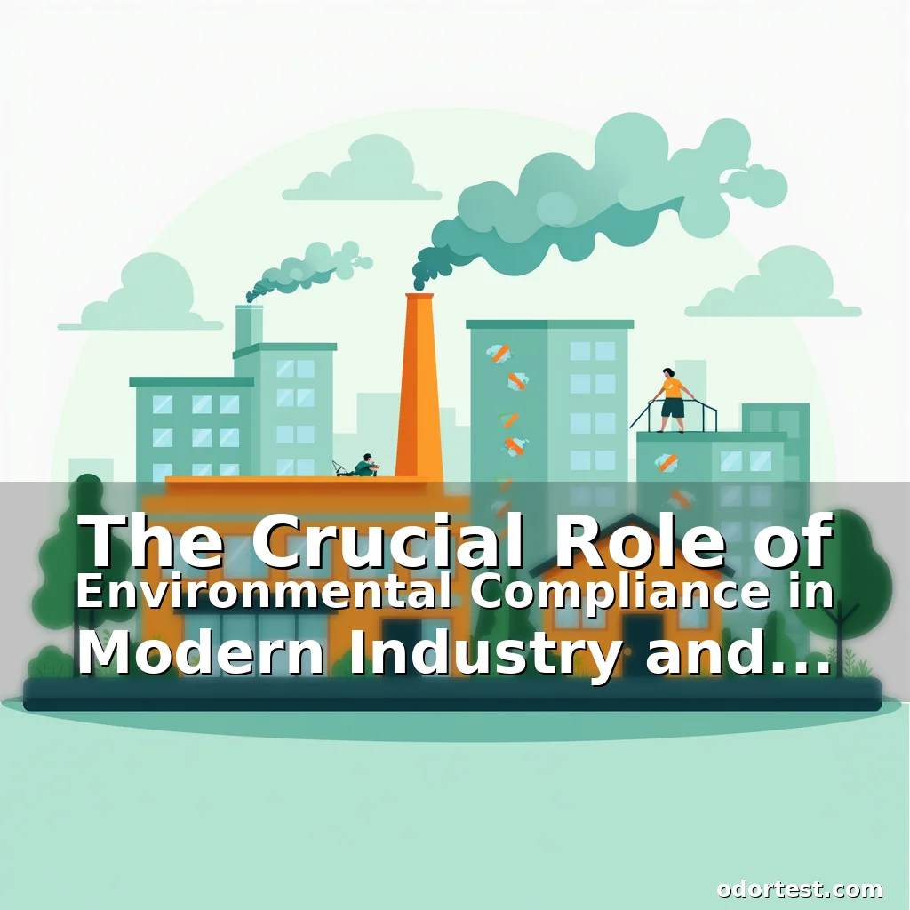 Read more about the article The Crucial Role of Environmental Compliance in Modern Industry and Community Health