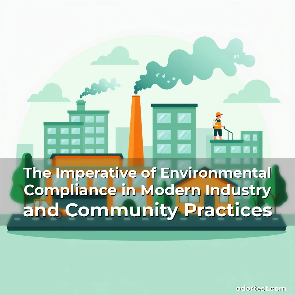 Read more about the article The Imperative of Environmental Compliance in Modern Industry and Community Practices